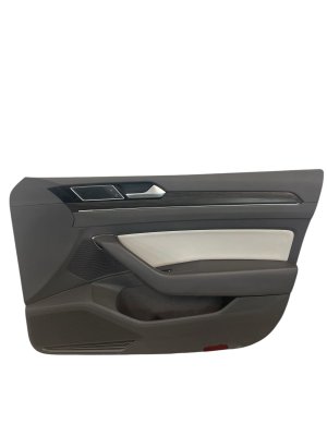 2019-2020 Volkswagen Arteon Black Door Interior Trim Panel - Front, Right (Passenger) (Used OEM)
