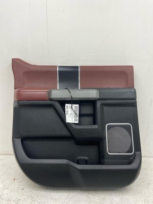 2018-2020 Ford F-150 Red Door Interior Trim Panel - Rear, Left (Driver) (Used OEM)