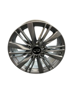 2018-2024 INFINITI QX80 Silver 20x8 18-Spoke Silver Alloy Wheel (Used OEM)