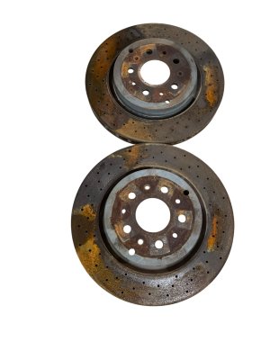 2003-2012 Maserati Quattroporte Disc Brake Rotor Pair - Rear (Used OEM)