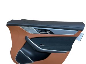 2021-2023 Jaguar F-Pace Tan Door Interior Trim Panel - Rear, Right (Passenger) (Used OEM)