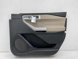 2020-2023 Ford Explorer Tan Door Interior Trim Panel with B&O Audio and Seat Memory - Front, Right (Passenger) (Used OEM)