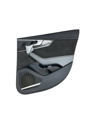 2017-2023 Audi A4 Black Door Interior Trim Panel - Front, Right (Passenger) (Used OEM)