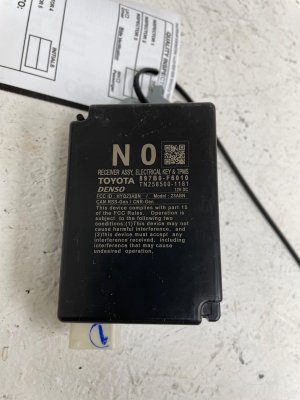 2022-2023 Lexus NX350h Keyless Entry and TPMS Control Module (Used OEM)