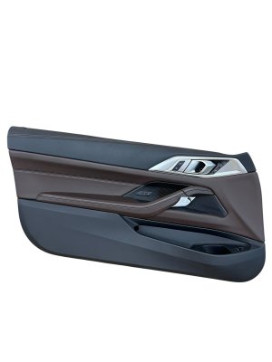 2021-2024 BMW M4 Brown Door Interior Trim Panel - Front, Left (Driver) (Used OEM)