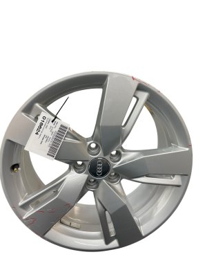 2018-2023 Audi SQ5 Silver 19x8 5-Spoke Slotted Silver Painted Alloy Wheel (Used OEM)