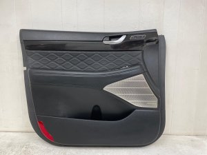 2020-2022 Hyundai Palisade Black Door Interior Trim Panel - Front, Left (Driver) (Used OEM)