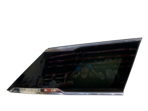 2022-2024 INFINITI QX60 Privacy Tinted Quarter Glass with Chrome Trim - Rear, Right (Passenger) (Used OEM)