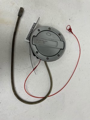 2016-2023 Audi TT Nano Gray Fuel Filler Door and Pocket Assembly (Used OEM)