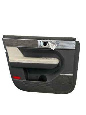 2024-2025 Hyundai Santa Fe Gray Door Interior Trim Panel with Premium Audio and Mood Lighting - Front, Left (Driver) (Used OEM)