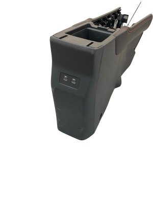 2025-2026 Nissan Kicks Rear Center Console Trim Cover Panel with Dual USB Ports - Front (Used OEM)