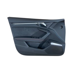 2022-2024 Audi A3 Black Door Interior Trim Panel - Front, Left (Driver) (Used OEM)
