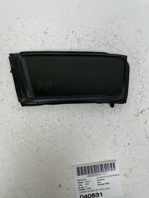 2023-2025 Toyota Prius Door Fixed Quarter Glass Vent Window - Rear, Left (Driver) (Used OEM)