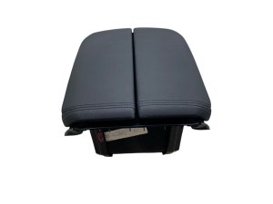 2020-2023 BMW X6 Black Center Console Armrest Storage Lid and Bin Assembly - Front (Used OEM)