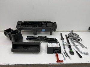 2017-2020 Bentley Bentayga Emergency Jack Roadside Tool Kit with Tire Inflator (Used OEM)