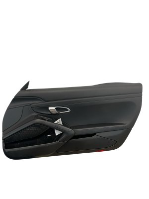 2013-2016 Porsche Boxster Black Door Interior Trim Panel with Bose Audio - Front, Right (Passenger) (Used OEM)