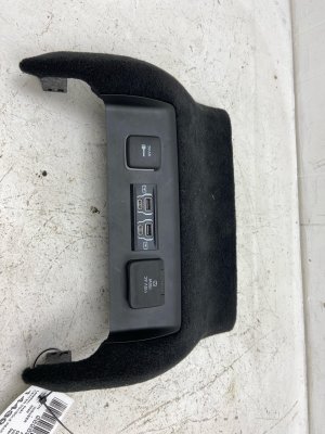 2022-2025 Jeep Wagoneer Black Center Console Trim with USB and Power Outlets - Rear (Used OEM)