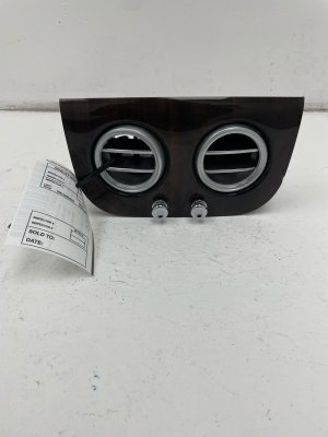 2016-2020 Bentley Bentayga Center Console Endcap Vent Cover Panel - Rear (Used OEM)