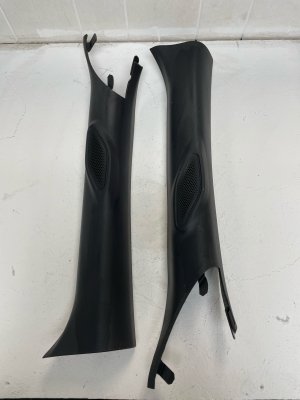 2024-2025 Ford Mustang Emberglo (Orange) A-Pillar Trim Panel Set - Front (Used OEM)