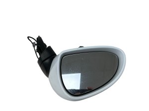 2013-2016 Porsche Boxster White Power Auto-Dimming Door/Side View Mirror - Front, Left (Driver) (Used OEM)
