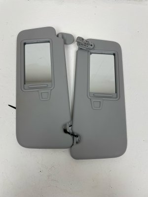 2024-2025 Hyundai Kona Gray Sun Visor Set - Front, Right (Passenger) (Used OEM)