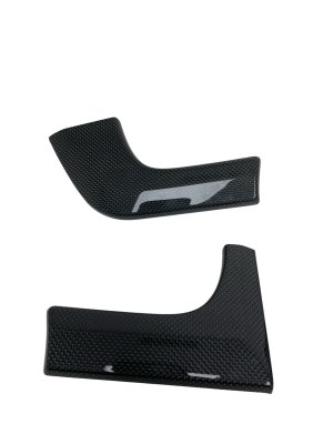 2017-2023 Porsche Panamera Black Dashboard Molding Trim Set Carbon Fiber (Used OEM)