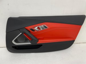 2019-2025 BMW Z4 Black Door Interior Trim Panel - Front, Right (Passenger) (Used OEM)