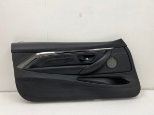 2014-2016 BMW 435i Black Door Interior Trim Panel - Front, Left (Driver) (Used OEM)