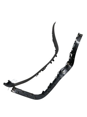  Tesla Model x Black C-Pillar Racetrack Trim Cover Panel Set - Rear (Used OEM)