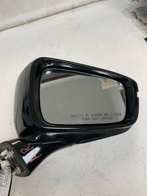 2021-2023 Acura TLX Black Power Heated Auto Dimming Power Fold Door/Side View Mirror - Front, Right (Passenger) (Used OEM)