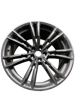 2018-2023 BMW M5 Black 20x10.5 7 Double Spoke Alloy Wheel - Rear (Used OEM)