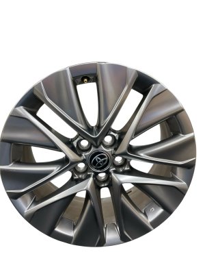 2021-2025 Toyota Mirai Silver 19x8 5 V-Spoke Machined Alloy Wheel (Used OEM)