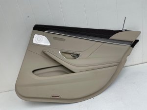 2014-2017 Mercedes-Benz S320 Beige Door Interior Trim Panel with Premium Audio and Sunshade - Rear, Right (Passenger) (Used OEM)