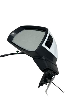 2018-2023 Audi SQ5 White Auto-Dimming Door/Side View Mirror - Front, Left (Driver) (Used OEM)
