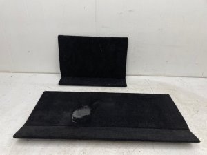 2022-2026 Jeep Wagoneer Black Third Row Seat Back Cargo Cover Floor Flap Set - Rear (Used OEM)