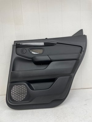 2023-2025 Honda Pilot Black Door Interior Trim Panel - Rear, Right (Passenger) (Used OEM)