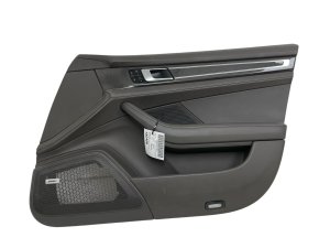 2017-2023 Porsche Panamera Gray Door Interior Trim Panel - Front, Right (Passenger) (Used OEM)