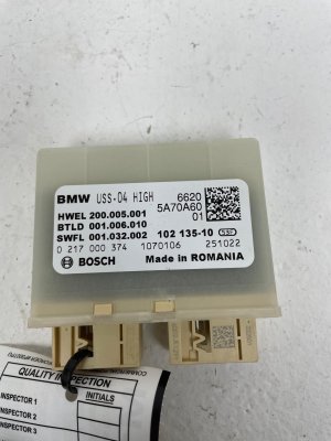 2018-2023 BMW M550i xDrive Parking Sensor Control Module (Used OEM)