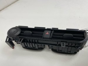 2023-2025 Subaru Solterra Black Center Dash HVAC Air Vent and Ignition Switch Trim Panel - Front (Used OEM)