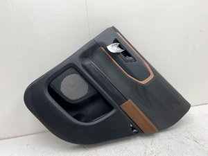 2021-2023 Ford Bronco Sport Ebony (Black) Door Interior Trim Panel - Rear, Right (Passenger) (Used OEM)