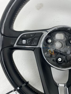 2017-2020 Bentley Bentayga Beluga (Black) Heated Leather Steering Wheel with Controls (Used OEM)