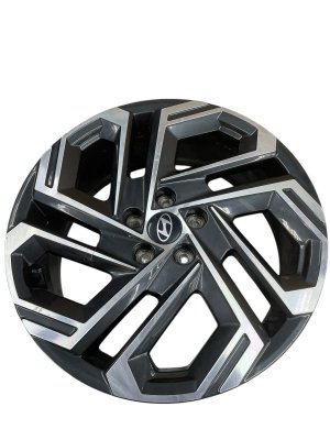 2022-2024 Hyundai Tucson Black 19x7.5 Y-Spoke Machined Black Alloy Wheel (Used OEM)