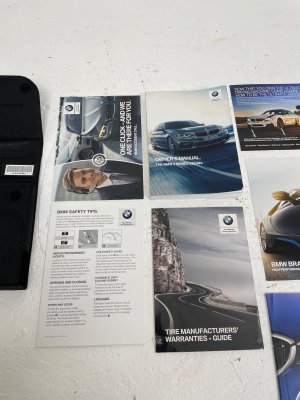 2017-2020 BMW M5 Owners Manual Book Set with Carrying Case (Used OEM)