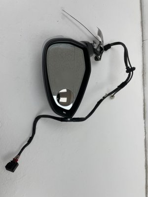 2017-2019 Audi A4 Silver Power Folding Heated Door/Side View Mirror with Surround View Camera, Lane Keep Assist & Memory - Front, Left (Driver) (Used OEM)