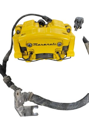 2023-2026 Maserati Grecale Yellow Performance Disc Brake Caliper - Rear, Left (Driver) (Used OEM)