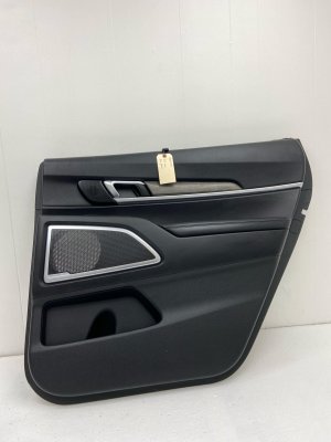 2020-2022 Kia Telluride Black Door Interior Trim Panel with Sunshade and Harmon Kardon Audio - Rear, Right (Passenger) (Used OEM)