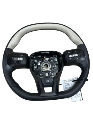 2025-2026 Kia K4 Black Leather Steering Wheel Assembly with Controls (Used OEM)