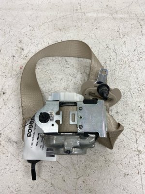 2020-2021 Lincoln Aviator Tan Second Row Seat Belt Assembly - Rear, Right (Passenger) (Used OEM)