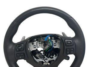 2021-2025 Lexus IS350 Black Heated Leather F Sport Steering Wheel with Controls and Paddle Shifters (Used OEM)