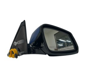 2016-2018 BMW 650i Blue Power Folding Heated Blind Spot Signal Door/Side View Mirror - Front, Right (Passenger) (Used OEM)